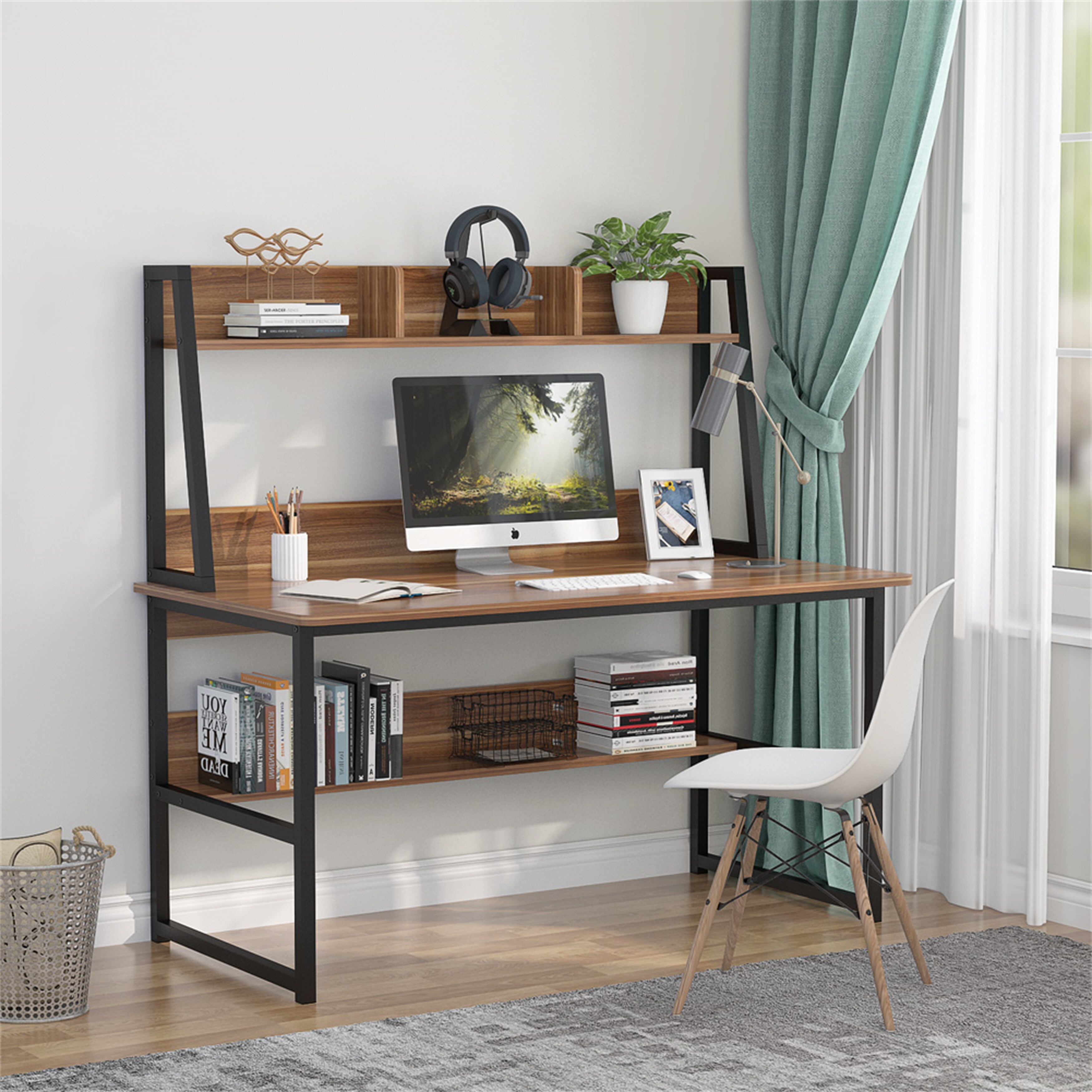 Overstock computer desk with hutch discount